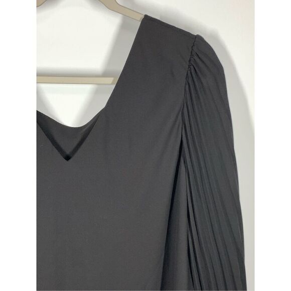 Laurie Felt Women's Long Sleeve V-Neck Pullover Pleated Blouse Size 1X - Picture 2 of 7